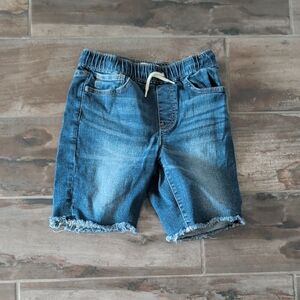 Old Navy Blue Denim Shorts with Frayed Hem